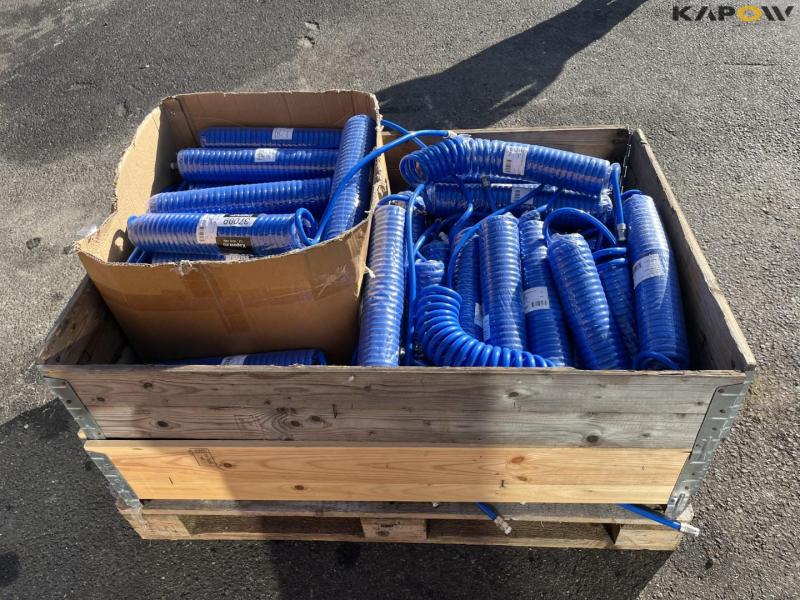 Spiral trykluftslanger 7 meter - ny 6