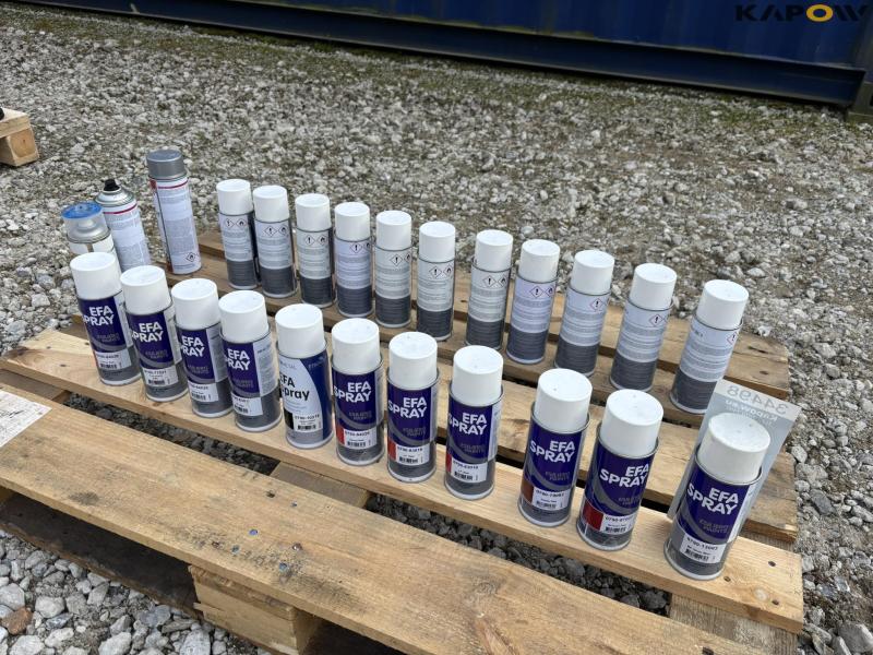 Spraymaling diverse farver 25 stk. - nye 2