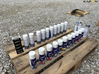 Spraymaling diverse farver 25 stk. - nye