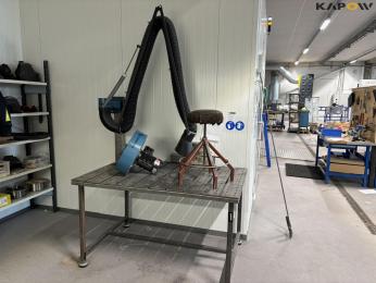 Svejsebord med udsugning
