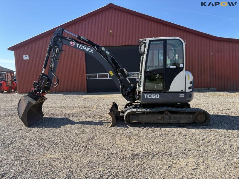 Terex TC60 gravemaskine med rotortilt RC2 8