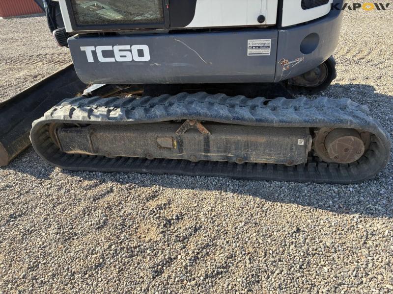 Terex TC60 gravemaskine med rotortilt RC2 15