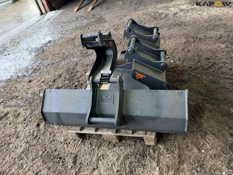 Tokfrez skovle med S40 hitch - 4 stk. 8