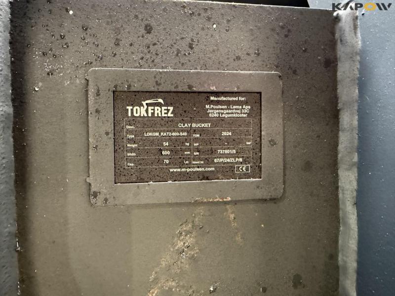 Tokfrez skovle med S40 hitch - 4 stk. 19