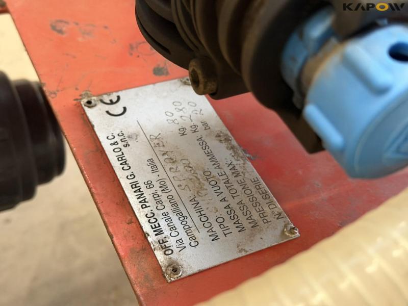 Trailersprøjte med benzin motor 25