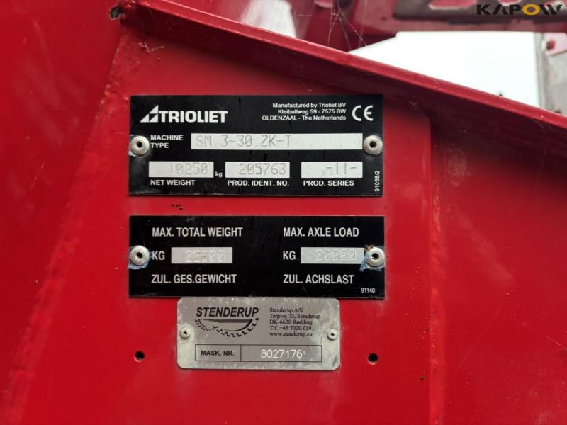 Trioloet SM 3-3000 ZK-T fuldfodervogn 28
