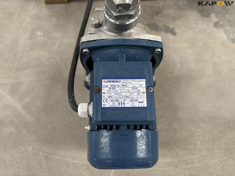 Tryktank 150 liter med pumpe 12