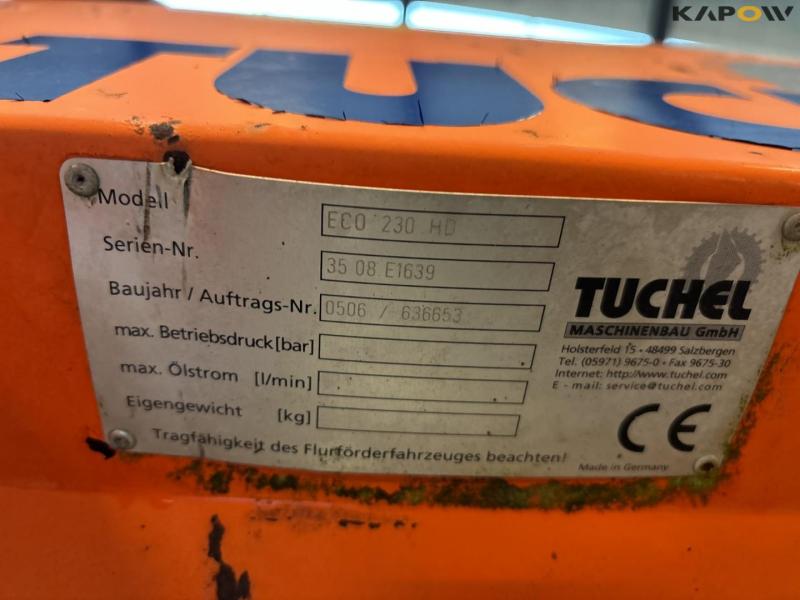Tuchel ECO 230 HD kost med Bobcat hitch 17