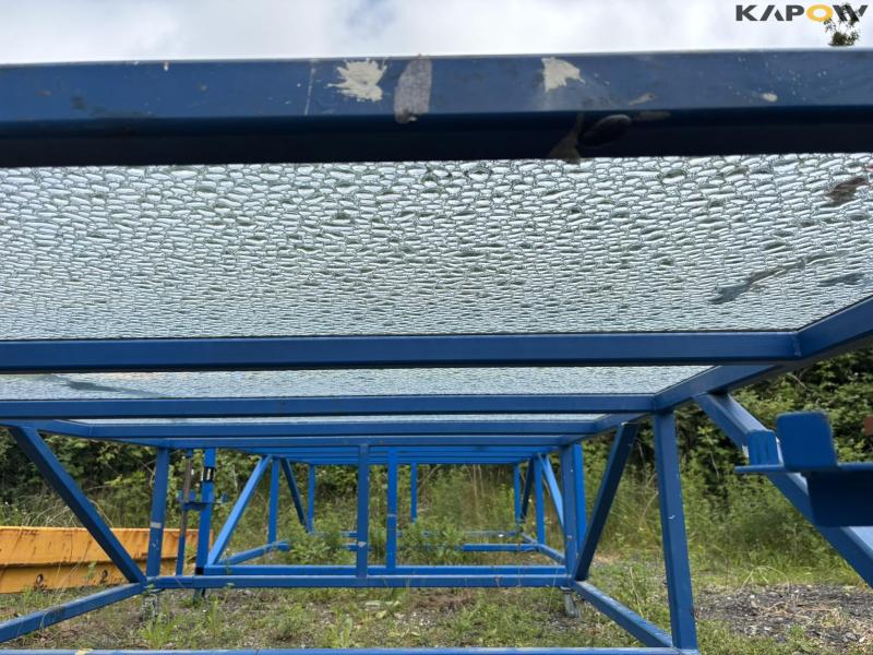 Værkstedsrullebord med hærdet glasplade 24