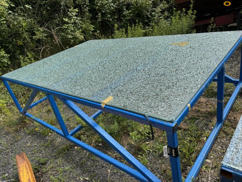Værkstedsrullebord med hærdet glasplade 3