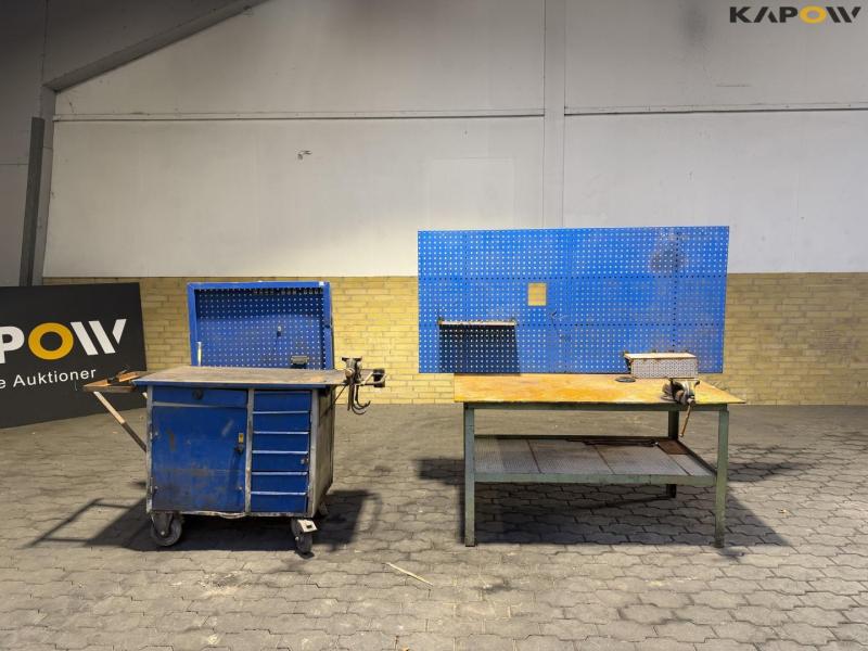 Værkstedsvogn og bord 2