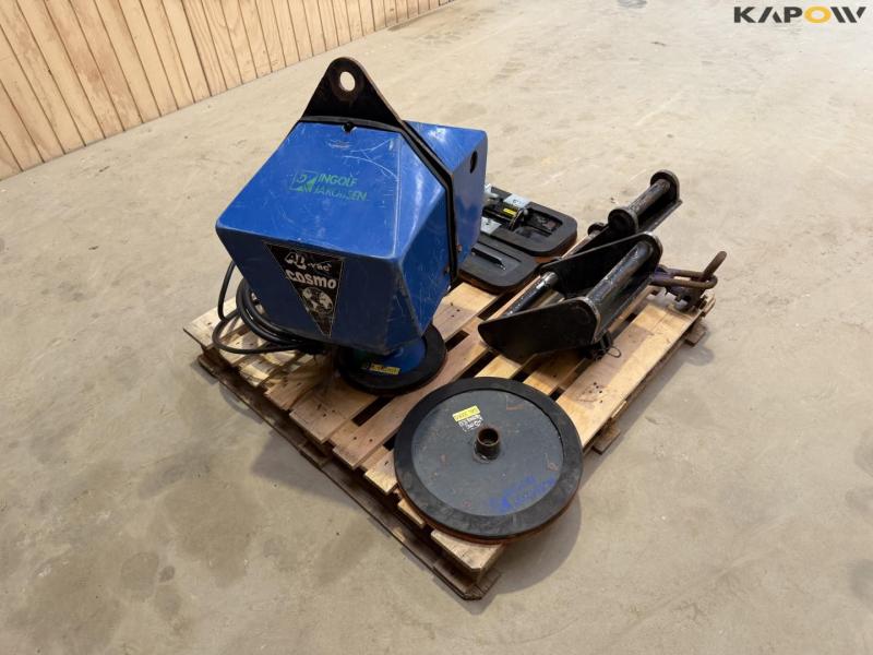 Vakuum fliseløfter med S40 & Hydrema hitch 5