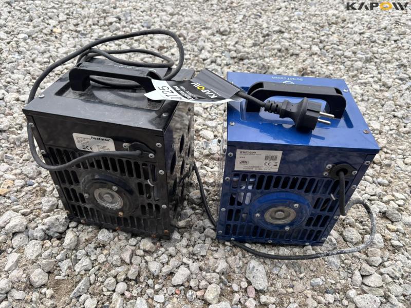 Varmeblæsere 220 volt 2 stk. 4