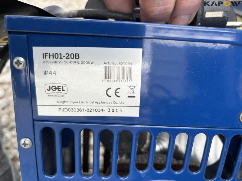 Varmeblæsere 220 volt 2 stk. 10