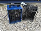 Varmeblæsere 220 volt 2 stk. 2