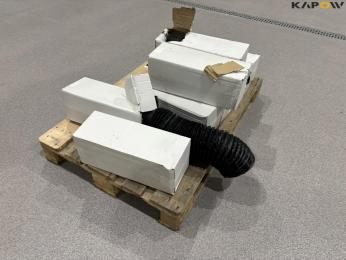 Ventilationsslanger 165 mm 8 stk. - nye