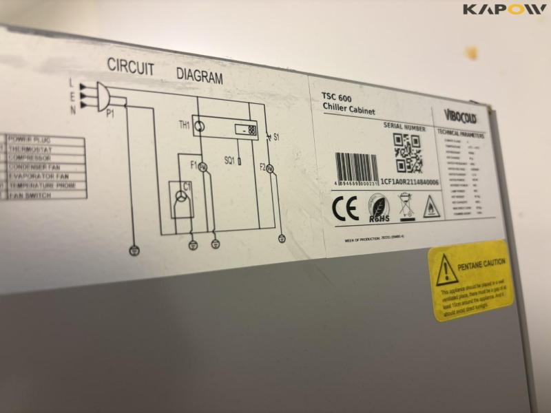 Vibocold TSC 600 køleskab 26
