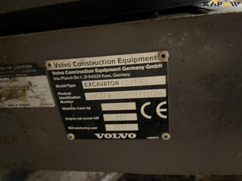 Volvo EC210CL gravemaskine 14