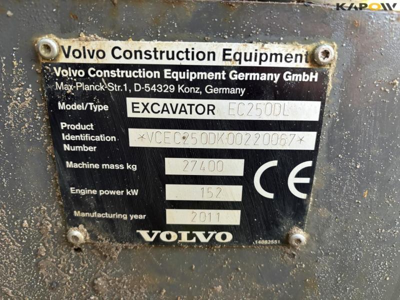 Volvo EC250DL gravemaskine 56