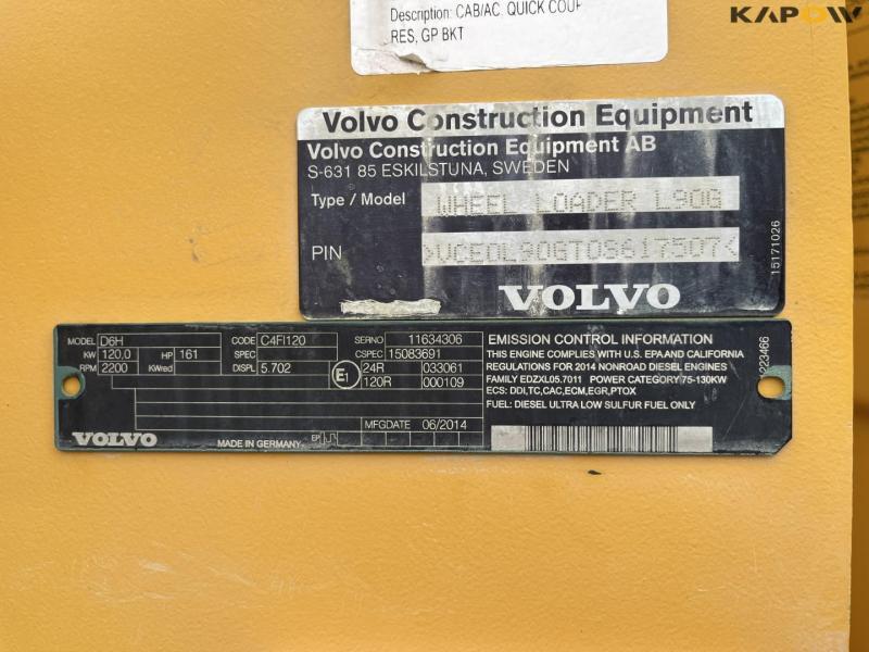 Volvo L90G gummihjulslæsser 13