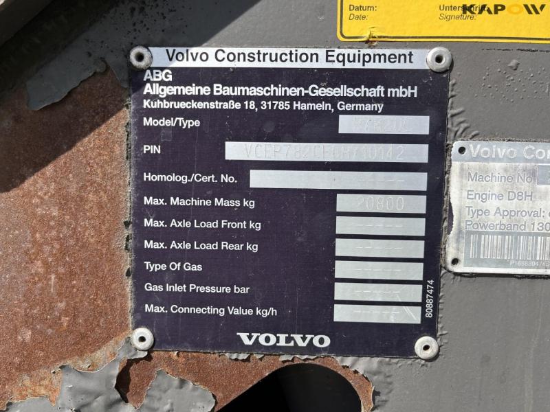 Volvo P7820C asfaltudlægger 13