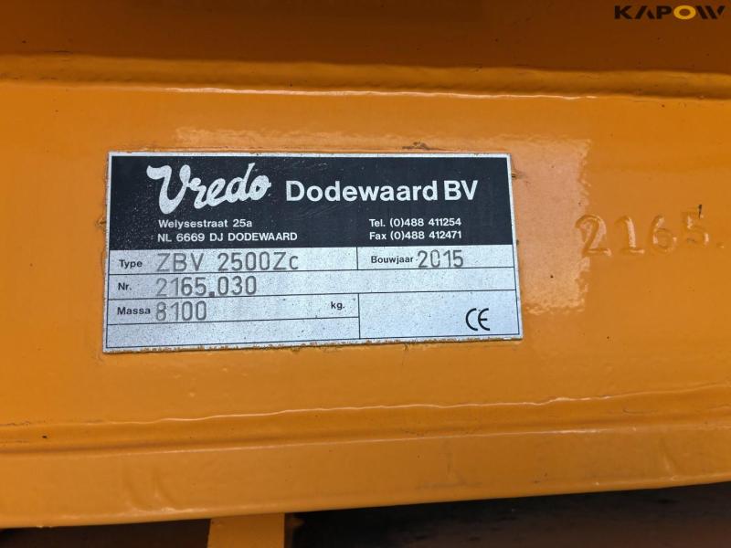 Vredo VT4556 trækker/ Vredo ZBV 2500Zc trailer 20