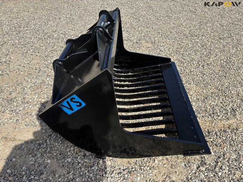 VS Stål risteskovl 100cm med Hydrema hitch 4