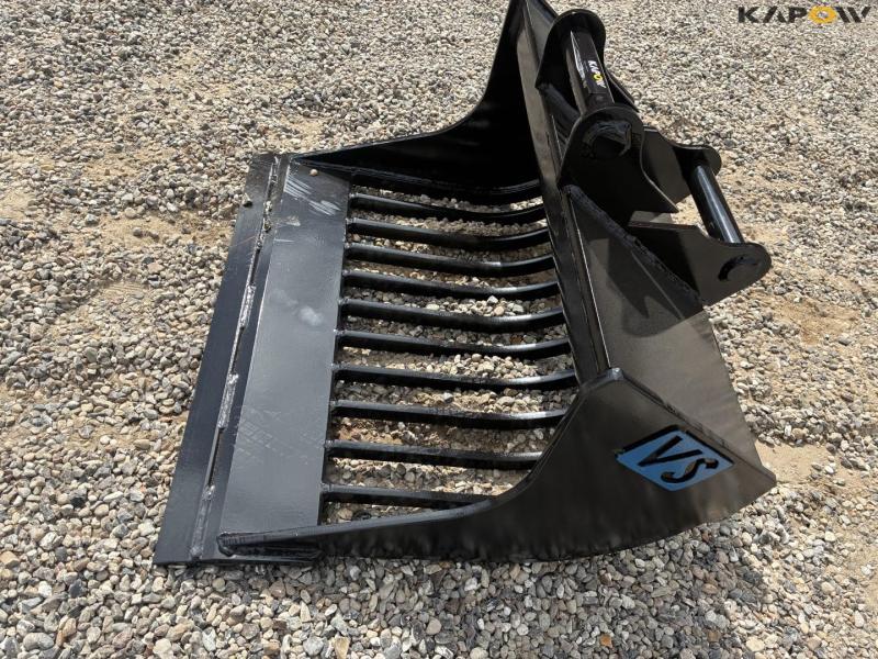 VS Stål risteskovl 80cm med S40 hitch 12