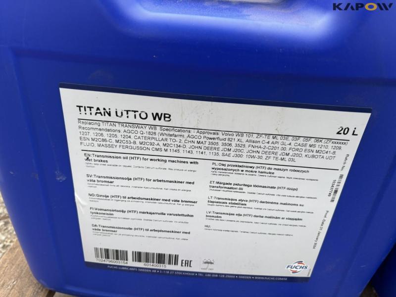 Vultrex smørefedt og Titan Utto WB transmissionsolie 7