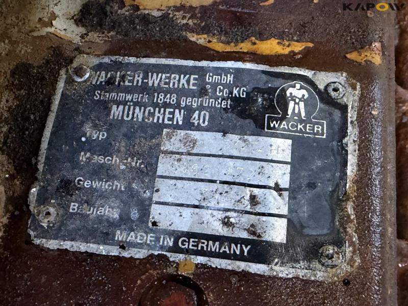 Wacker pladevibrator 18