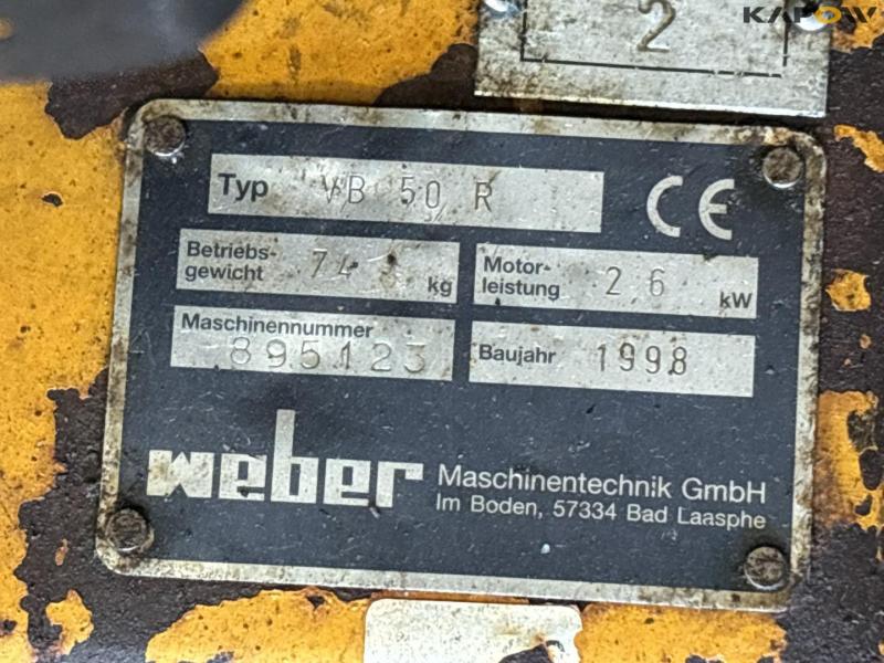 Weber pladevibrator 7