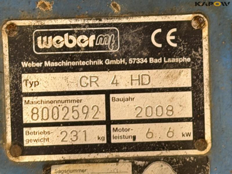 Weber CR 4 HD pladevibrator 17