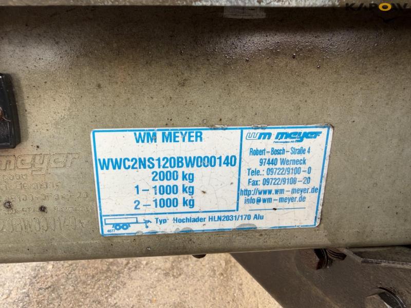 Wm Meyer trailer 2000kg 24