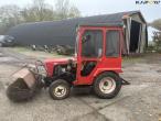 Yanmar 155 D traktor 4WD med kost 9