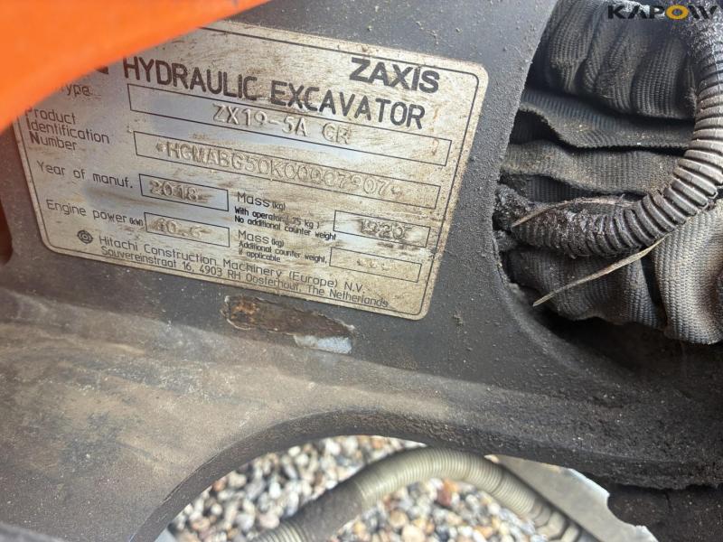Zaxis ZA19-5A CR minigravemaskine 35