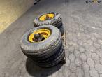 11.5/80-15.3 complete wheels 4