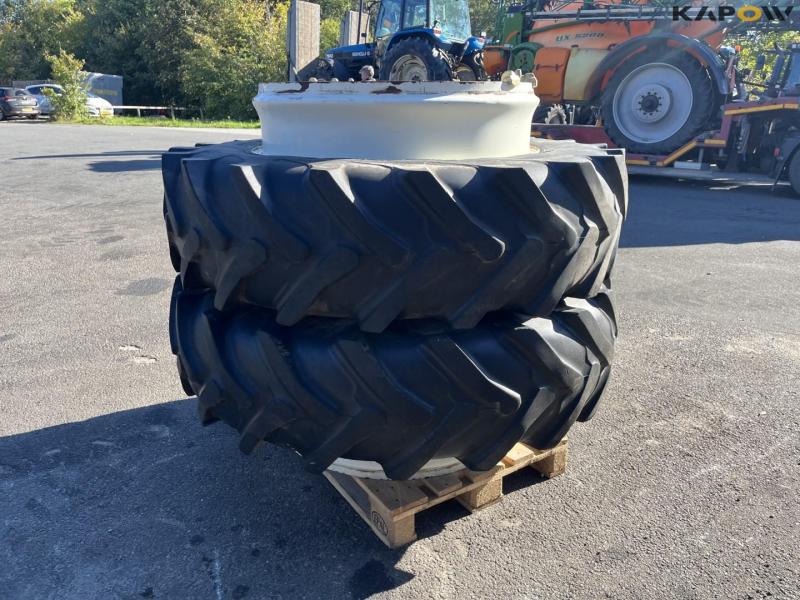 16.9-38 twin wheels with 8 pcs. lock 7