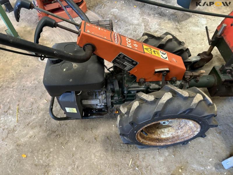 2-wheeled tool carrier with broom 17