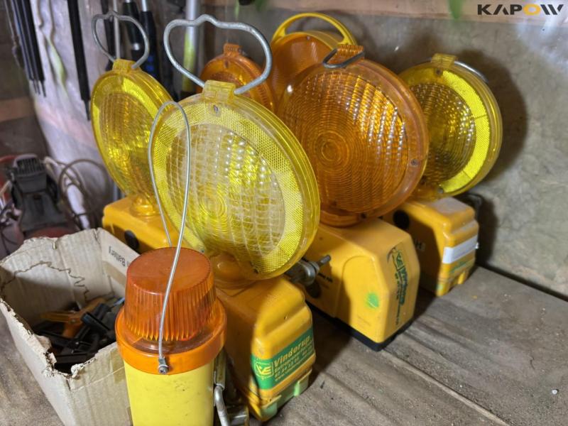 Marking posts with lights 17