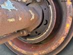 Axle with wheels 13