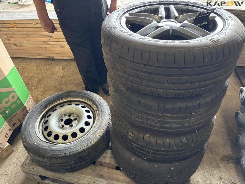 Alloy wheels with tires 225/55-17 3