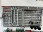 Arm with compressed air roller, cable roller, tool board 16