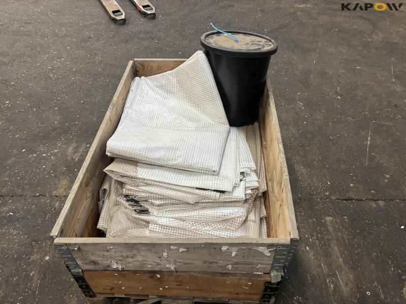 Reinforced tarpaulins and cord 5