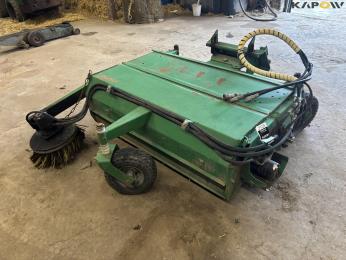 Avant sweeper with collector