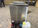 Basic industrial dishwasher with stand 16
