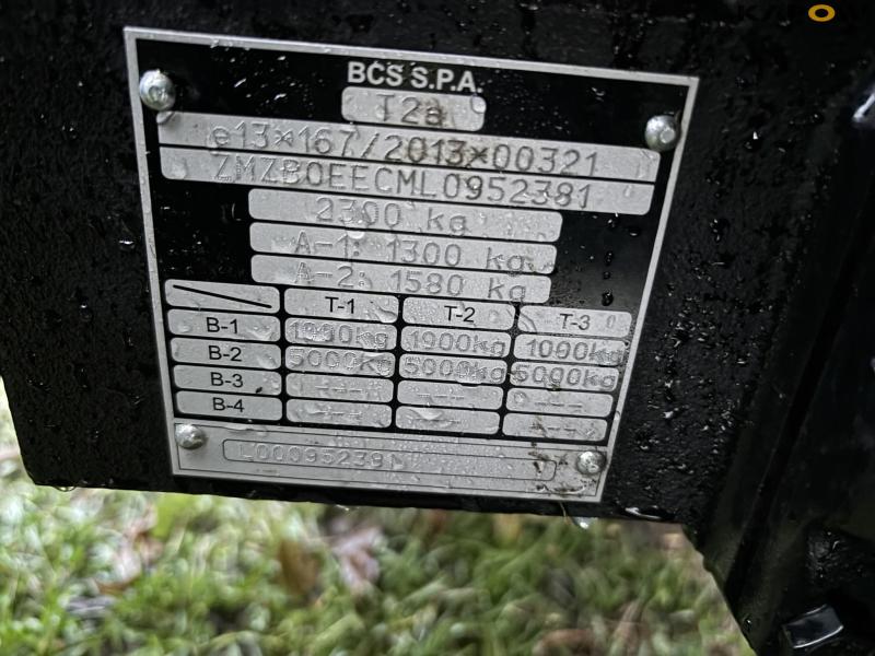 BCS Valiant 60 AR reversible tractor 4 WD 44