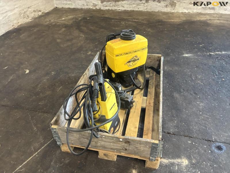 Berthoud backpack sprayer & Karcher high-pressure cleaner 2