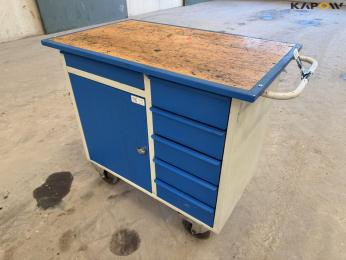 Blika workshop trolley with contents