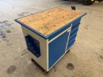 Blika workshop trolley with contents 3
