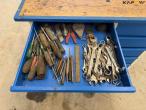 Blika workshop trolley with contents 14